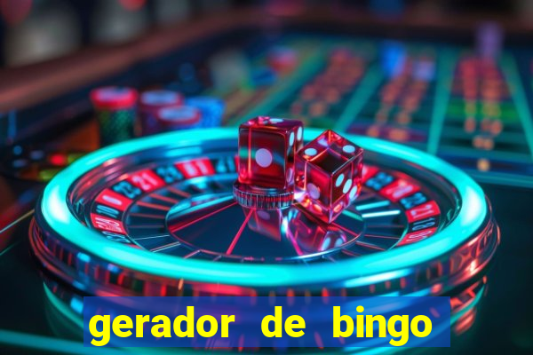 gerador de bingo de palavras