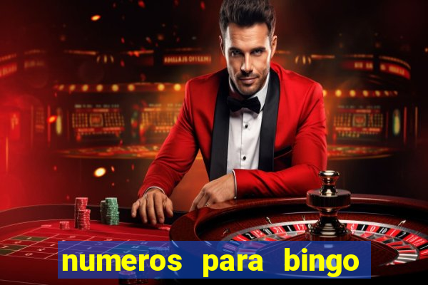 numeros para bingo de 1 a 90