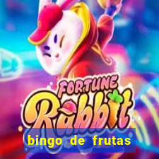 bingo de frutas para imprimir pdf